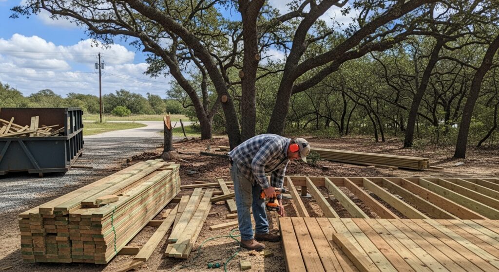 Building decks in Batesville, Arkansas