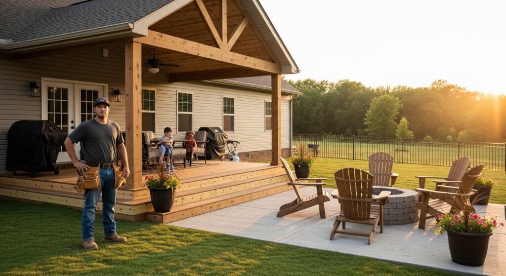 outdoor living spaces Batesville Arkansas contractor