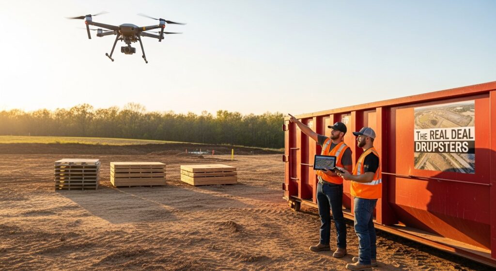 Arkansas contractor drone surveying construction