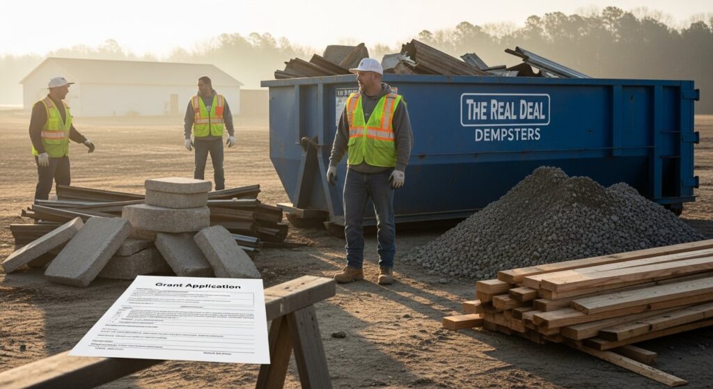 Batesville small business grants construction waste management 2026