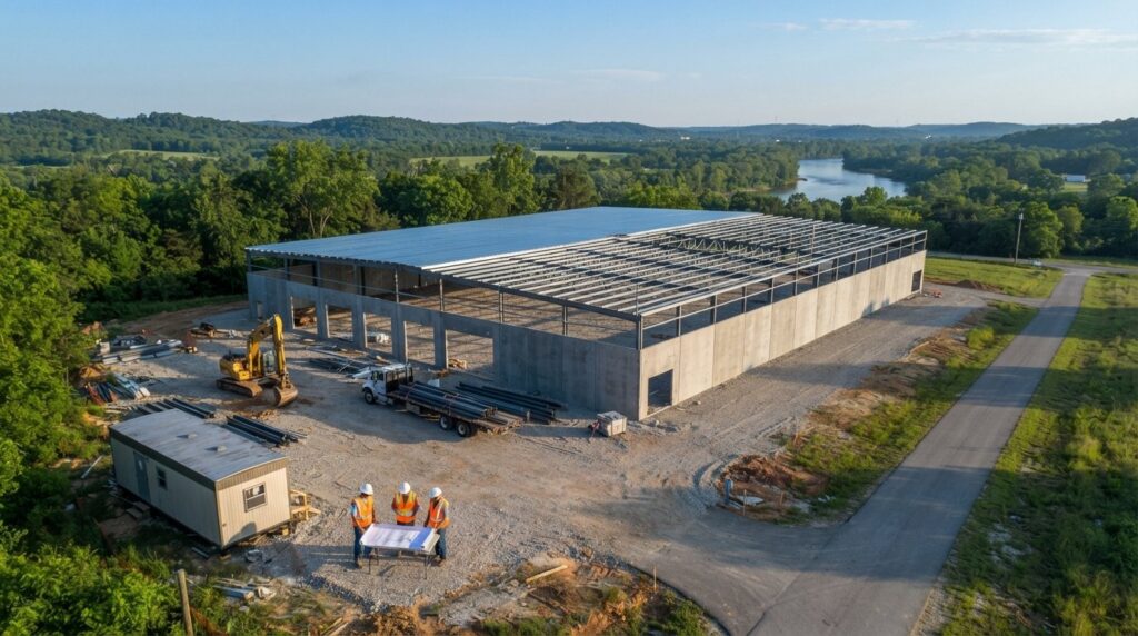 Batesville Arkansas warehouse construction requirements