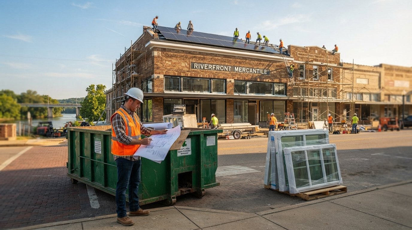 LEED green building certification commercial Batesville Arkansas