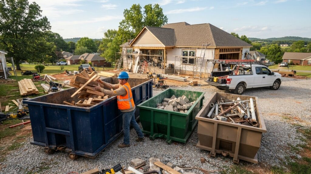 construction waste management plan reuse reduction Batesville