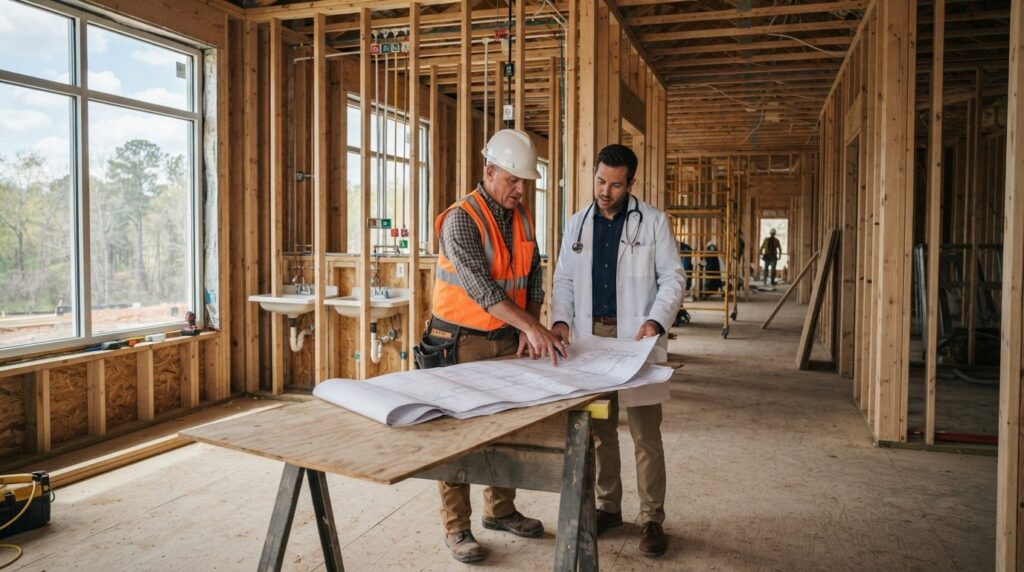 medical office construction requirements Arkansas
