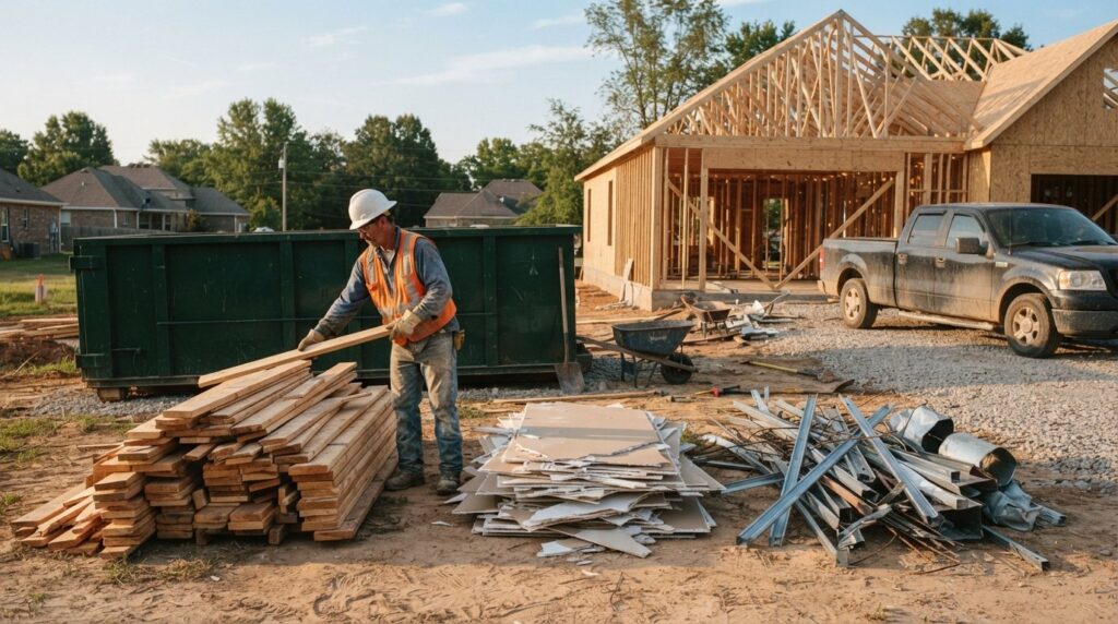 construction material recycling Batesville Arkansas wood drywall metal