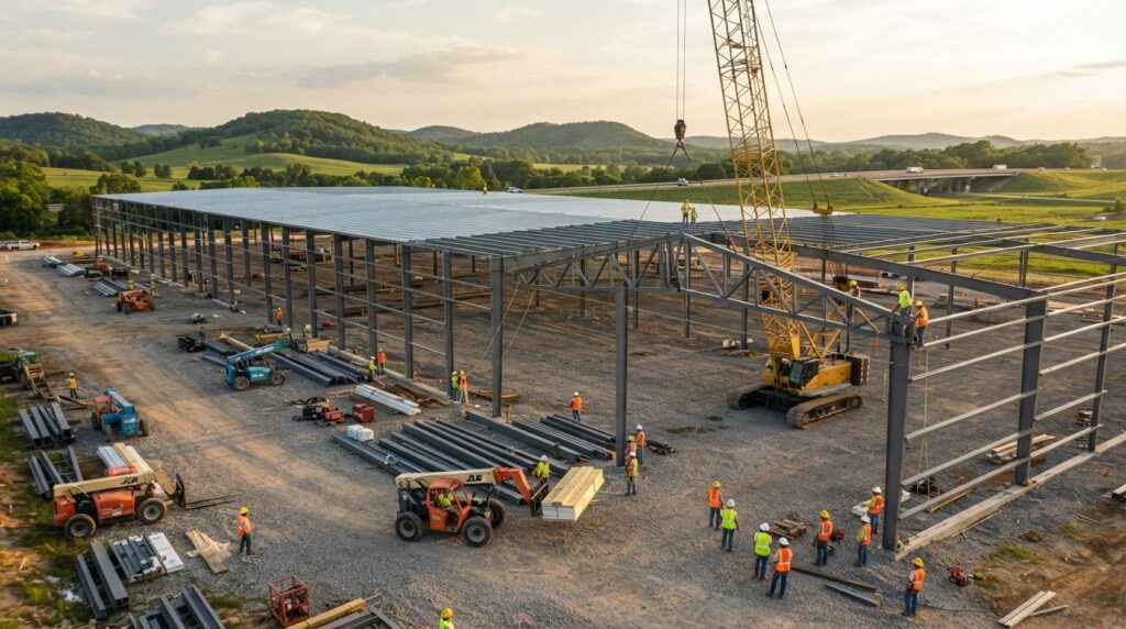 warehouse logistics facility construction Arkansas ecommerce