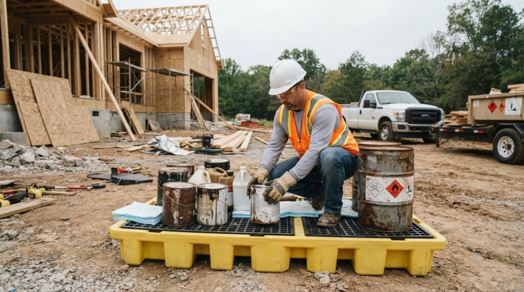 hazardous waste disposal construction sites Arkansas regulations