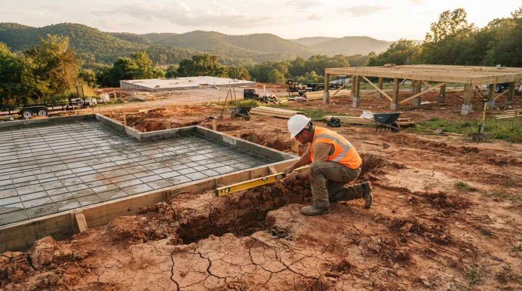 foundation types Batesville Arkansas soil conditions