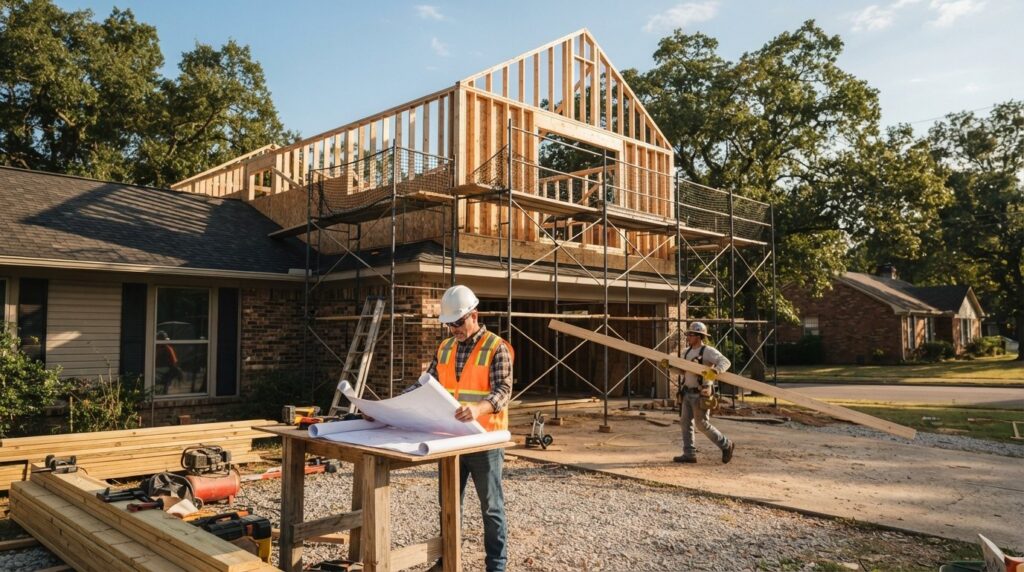 home addition cost guide Batesville Arkansas second story